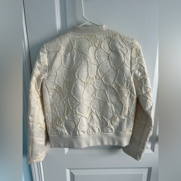 Banana republic embossed bomber jacket, size XS - Picture 2 of 6